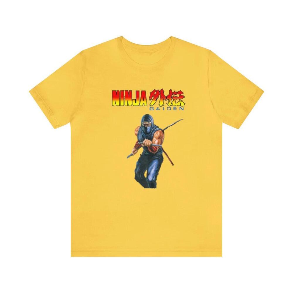 Ninja Gaiden Nes Retro Style Pixel Art Unisex Short Sleeve Tee T-Shirt